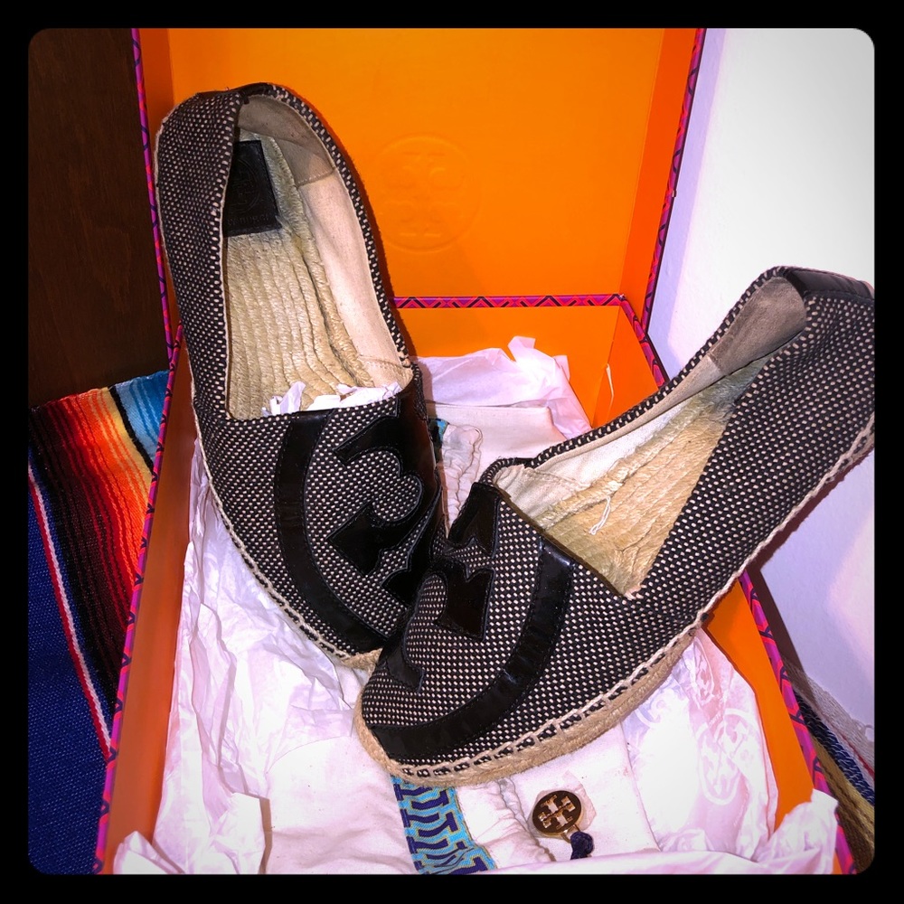 Tory Burch “Lonnie” Espadrille Flat